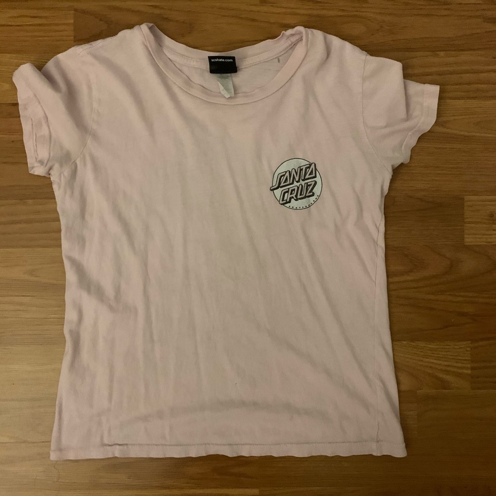 Pink Santa Cruz tee